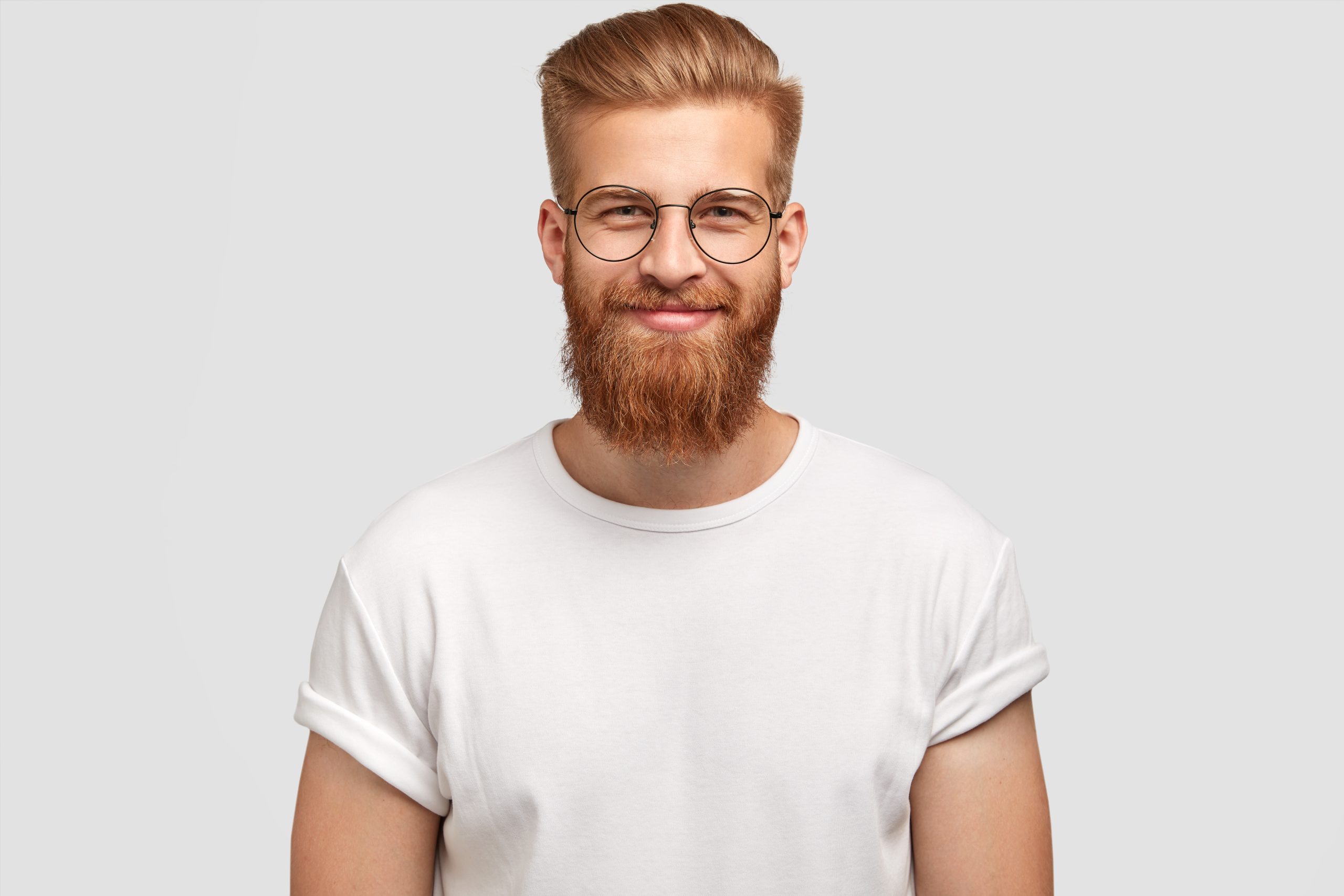 Protesi capelli rossi uomo
