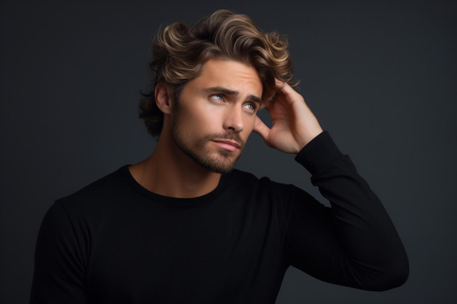 Capelli mossi uomo